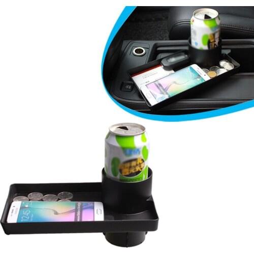 Car Cup Holder Cell Phone and Beverage Tray Organizer Car Storage Holder Bottle Drinks Coffee Holder Snack Food Plate Organizer
