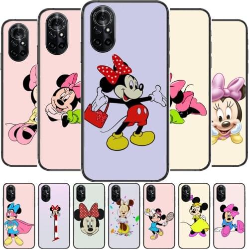 Baby Mickey Mouse Clear Phone Case For Huawei Honor 20 10 9 8A 7 5T X Pro Lite 5G Black Etui Coque Hoesjes Comic Fash design