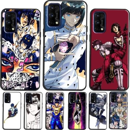 Bruno Bucciarati Sticky Fingers Jojo Phone Case For Realme 8 Pro 6 7 Q3 Pro C3 C21 GT Neo Cover For OnePlus 9 Pro 8 8T 9R Nord