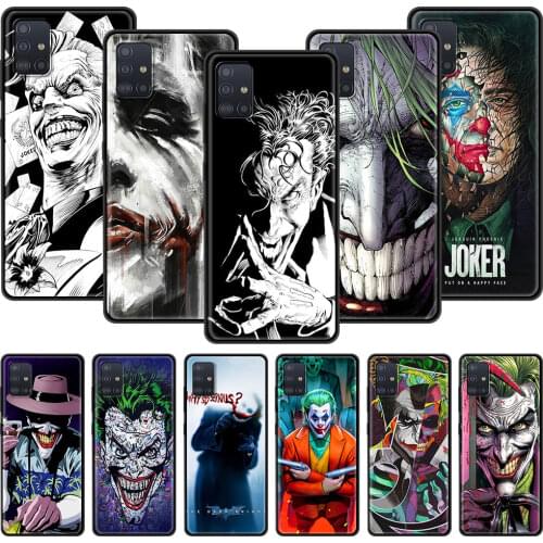Joker Clown Heros Fundas For Samsung Galaxy A70 A52 4G A12 Case Phone Cover Soft For Samsung A72 A10S A20E A50 A40 A32 5G Coque