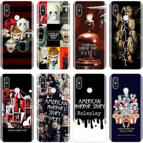 TV American Horror Story Cover Soft Silicone TPU Phone Case For xiaomi 4 4S 5 5C 5S 5S PLUS 6 6X 8 Pro 8lite 8 9 SE MAX 2 3 3Pro