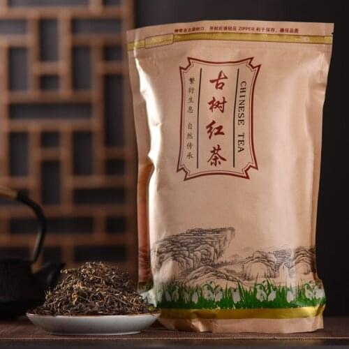 Black Chinese Tea Loose Leaf Fengqing Shaihong Yunnan Dianhong Tea Red Dian Hong 500g