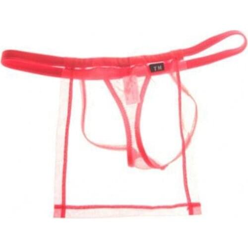 2016 New High Bright network yarn Fig leaf mens underwear Jockstrap Sexy Gay Underwear Fashion Tanga Hombre Men Strings Strings