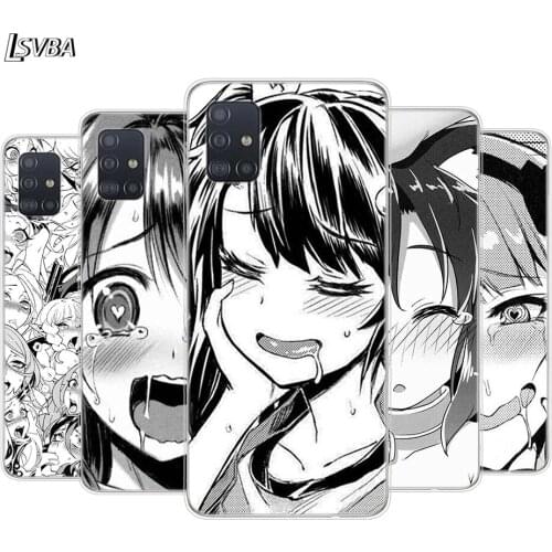 Anime girl japan faces For Samsung Galaxy A01 A11 A12 A22 A21S A31 A41 A42 A51 A71 A32 A52 A72 A02S Soft Phone Case