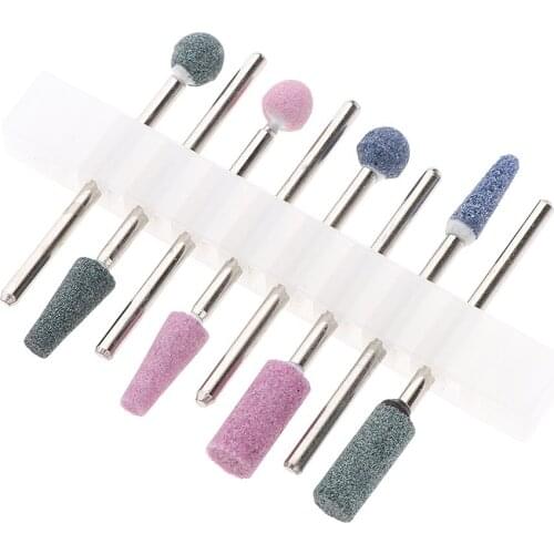Nail Pedicure Bits Replacement Tools - 8 Pieces Grinding Heads for Professional Salon & Personal Use