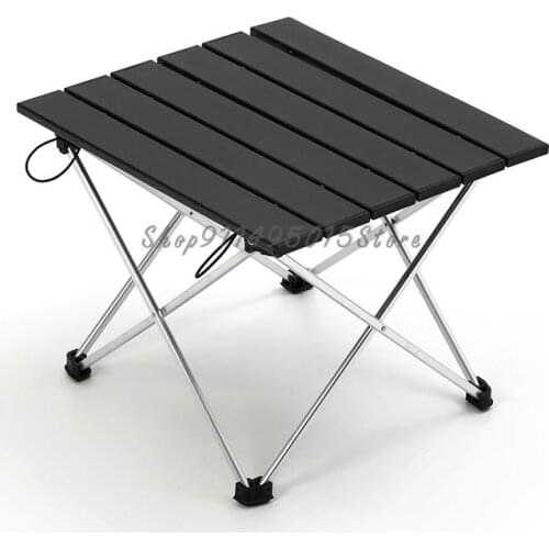 Outdoor All Aluminum Alloy Folding Table Super Portable Barbecue Camping Table Simple Table Aluminum Table