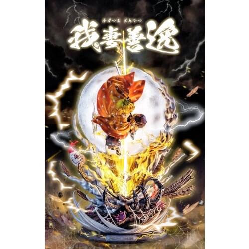 Presale Demon Slayer YOYO Studio My Wife Zenyi Flash Lightning GK Limited Edition Handmade Resin Statue Figure Model