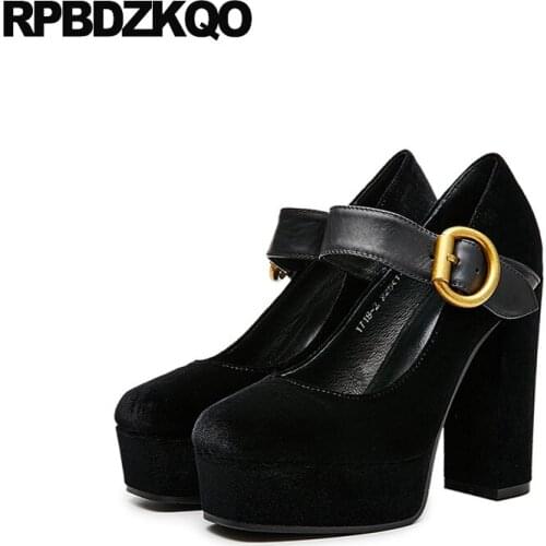 Exotic Dancer Green Platform Shoes Women Black High Heels Extreme Pumps Ultra 12cm 5 Inch Round Toe Catwalk Fetish Velvet Thick