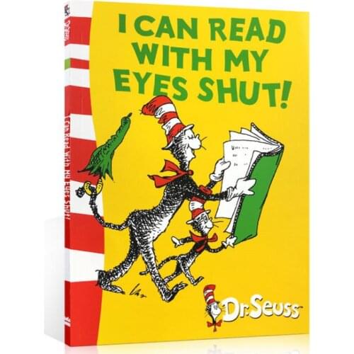 I can read with my eyes shut! Dr.Seuss Interesting Story Parent Child Kids Early Education Picture English Book Christmas Gift