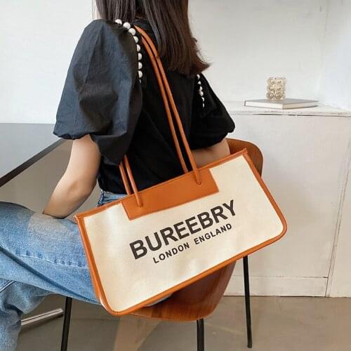 Womens Shoulder Bag Korean Design Large-capacity Tote Bag 2021 New Foreign Trade Cloth Bag