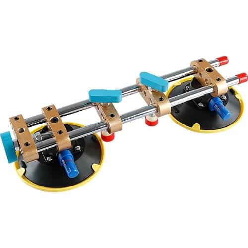 2pcs/lot Seamless Stone Seam, Air Pump Suction Cups, Tightening Levelers, Marble Background Wall Joints, Powerful Splicers