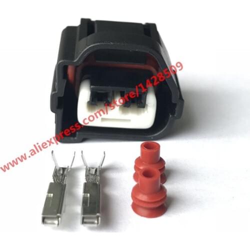 20 Sets Crank Cam Position Angle Sensor Connector 2 Pin Female Auto Plug 90980-10899 7283-7020-10 For Toyota Celica Camry Lexus