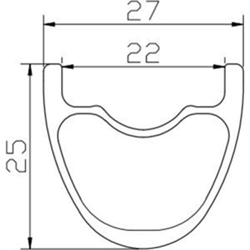 340g / pcs New Model 29er 27mm Wide Carbon Mountain Bike rims wholesale Professional MTB 29 Inch Carbon Fiber mtb XC wheels
