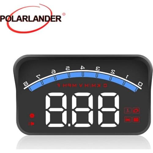 Car HUD Over Speed Projector Alarm System Windshield-Styling Hud Fault Code Elimination Diagnostic Tool Head Up Display