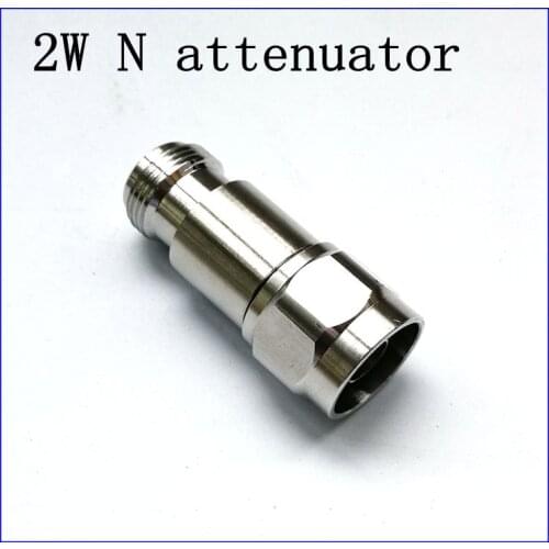 Free shipping 2W N-JK rf attenuator , DC-6GHz,50ohm 1db,2db.3db,5db,6db,10db,15db,20db