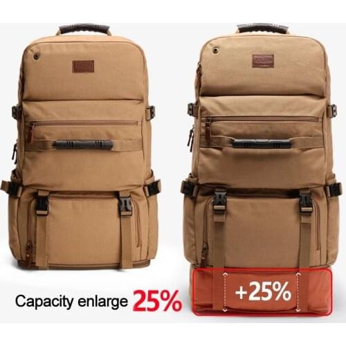 M486 Large Capacity Backpack 80L Multifunction Canvas Luggage Backpacks Men Travel Pack Bag Moutaineering Package Bags Vintage