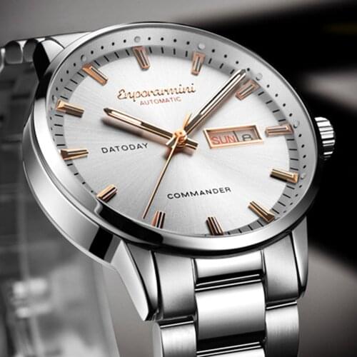 Luxury Business Automatic Watch Men Fashion Mechanical Wristwatches Mens 41mm Stainless Steel Waterproof Luminous Watches 2021