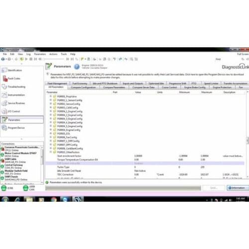 Detroit Diesel Diagnostic Link 8.07 DDDL -Real Professional Level + CPC\MCM parameters Enabled / Full reprograming