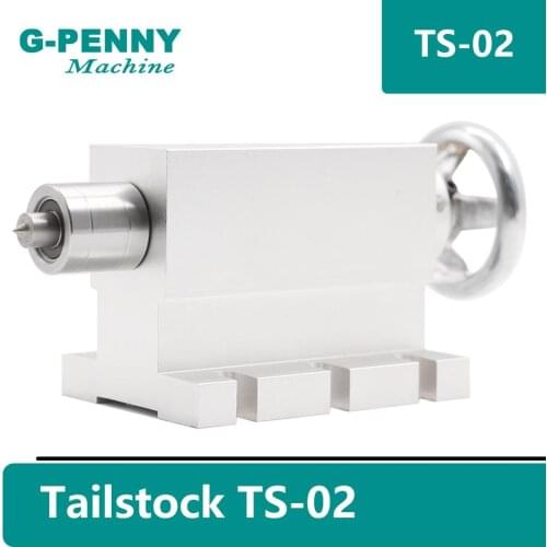 CNC tailstock for rotary axis,A axis, 4th axis, TS-02 Tailstock cnc router machine Indexing head CNC Engraving milling Machine