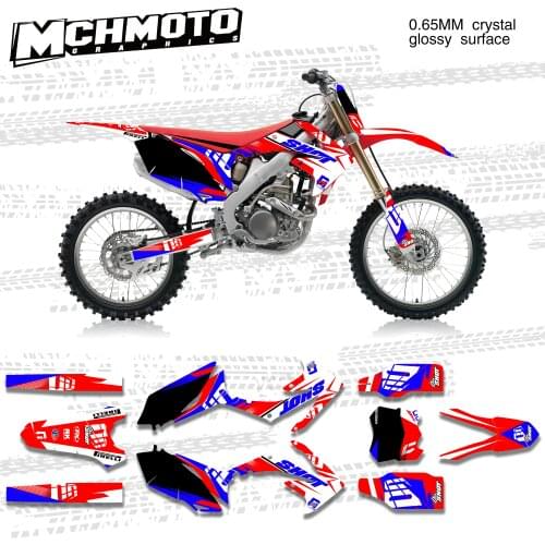 MCHMFG Fairing Sticker for Honda CRF450 250 2009-2013 Graphics Decal Kit for Honda CRF250 450 2009-2013