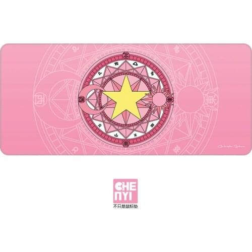 Mechaincal keyboard mousepad clamp Card Captor SAKURA cherry 900 400 4 mm Stitched Edges Soft/Rubber High quality