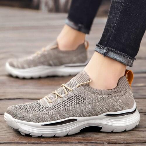 Men Casual Shoes Comfortable Mesh Loafers Breathable Casual Sneakers 2021 New Fashion Male Outdoor Walking Footwear Men shoes