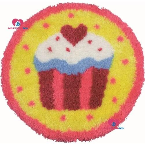 Latch Hook Rug Kits"icecream"do it yourself carpet embroidery Crocheting needle for carpet embroidery carpet embroidery sale set