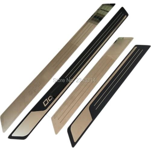 For Skoda Octavia A5 A7 2010-2016 Stainless Steel Door Sill Scuff Plate Protector Trim Kick Guard Pedal Step Cover Car Accessory