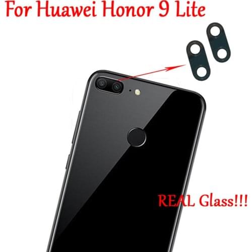 2PC 100% New Original Rear Back Camera Glass Lens Cover with Adhesive For Huawei Honor 9 Lite Fast Ship