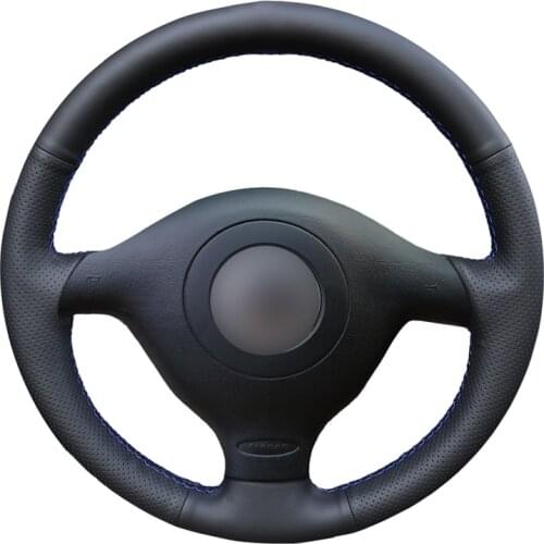 Hand-stitched PU Artificial Leather Steering Wheel Cover for Volkswagen VW Golf 4 1998-2004 Passat B5 1996-2005 Polo