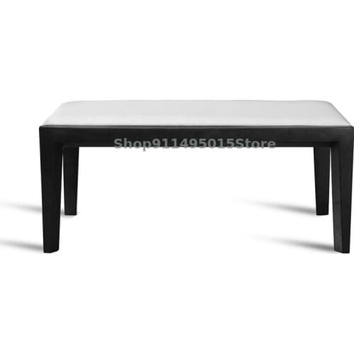 Nordic Solid Wood Long Dining Stool Bed End Stool Solid Wood Shoe Changing Stool Fitting Room Restaurant Home Creative Stool