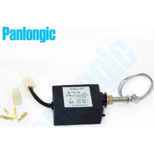 XHQ-PT 12V Power On Pull Type Diesel Engine Parts Stop Solenoid for Generator Spare Parts
