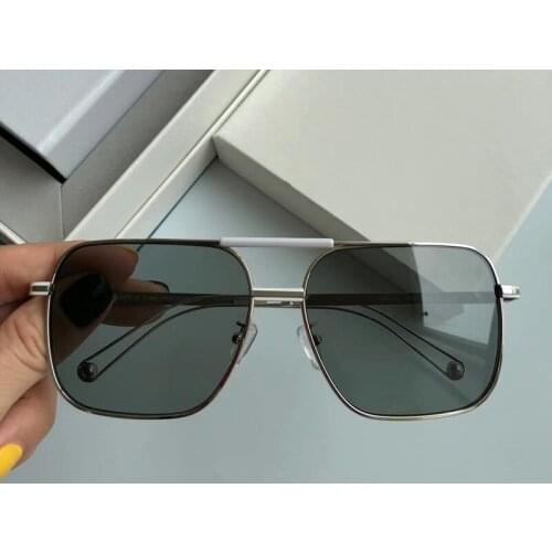 Sunglasses Designer Brand Fashion Bead Sunglasses Square Sun glasses men&women de sol Eyewear