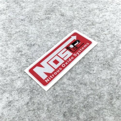 Car Styling Vinyl Decals Auto Tail Oil Tank Window Laptop Sticker for NOS Nitrous Oxide Mixture Oxidizer System