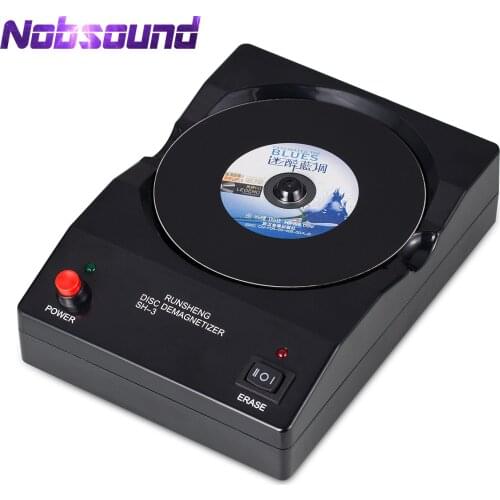 Nobsound Multi-purpose CD/DVD Disc Demagnetizer Disk Degausser Magnetic Eraser for Vacuum Tubes / Cables