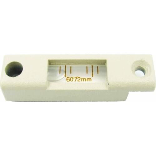 60"/2mm Base Level Bubble Alloy Metal Spirit Level Bubble For Level Measurement Instruments Base 57.5*15*12mm