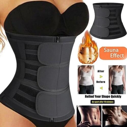 Women Waist Trainer Belt Waist Trimmer Slimming Belly Band Neoprene Body Shaper Sports Girdles Workout Compression Shapewear