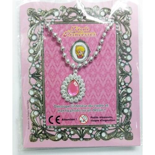 2set !Princess Toy Diamond Necklace Children kids Girls Party Pretend Educational Toys use for dress up