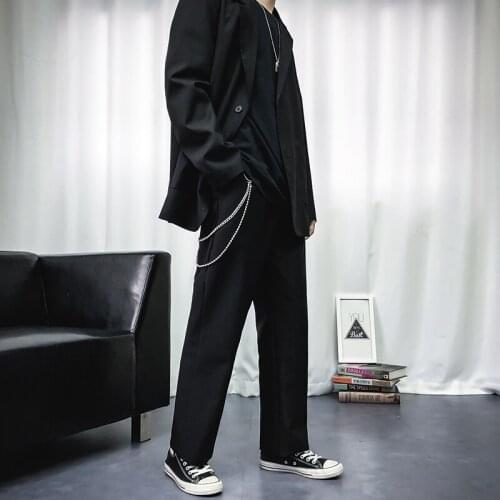 2021 Mens Leisure Blazers High Quality Slim Fit Suit Jacket Loose Coat Fashion Outerwear Black Western Clothes Plus Size S-2XL