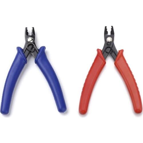 Professional Beading Jewelry Pliers Carbon Steel Crimper Crimp Beads Hand Tool R9JE
