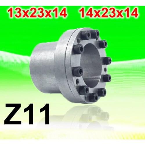 1PC TLK133 KTR206 Z11 Tensioning Shaft Locking Devices Assembly Keyless Connection Hub Expansion Sleeve 13x23x14 14x23x14