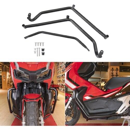Motorcycle Parts Lower Engine Highway Crash Bar Guard Protector Frame Bumper Falling Protection for Honda ADV 150 2018-2021 2019