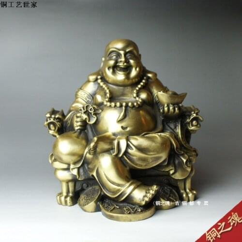 Copper throne copper throne lucky buddha instruments opening gifts copper tools decoration bronze factory outlets