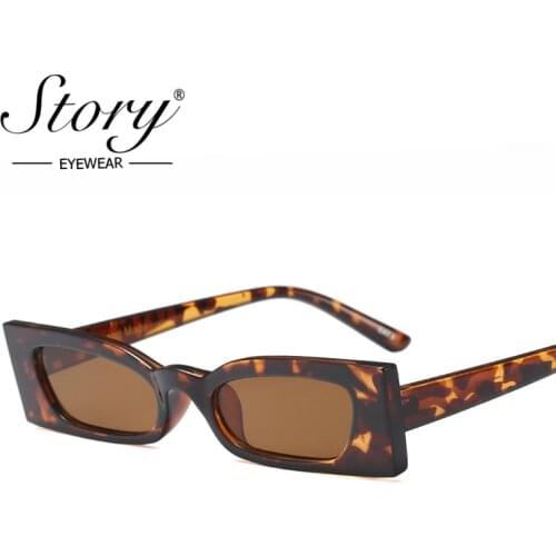 STORY fashion square sunglasses women men 2019 luxury brand designer vintage candy small rectangle frame sun glasses shades J01