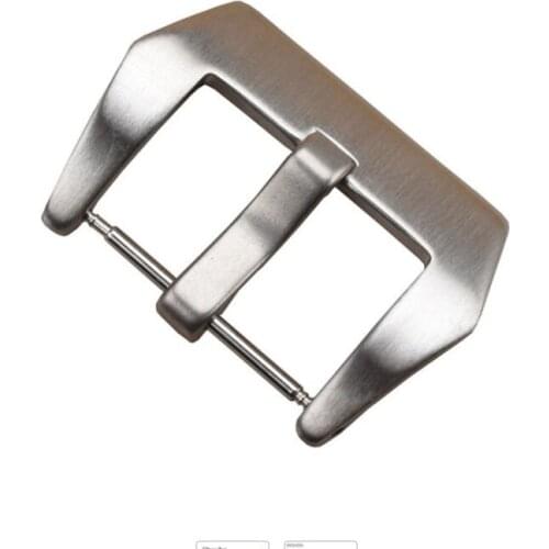 Wholesale Mix 5PCS/LOT 18mm 20mm 22mm 24mm 26mm Screw-in Buckle Watch Band Strap Brushed Clasp Replacement PAN