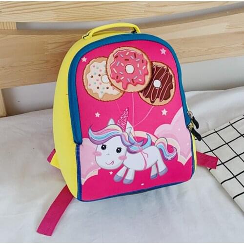 Cartoon Unicorn Crocodile Kids School Anime Backpack New Child School Bag for Teenage Girls Bag Travel Backpack Primary Girl Bag