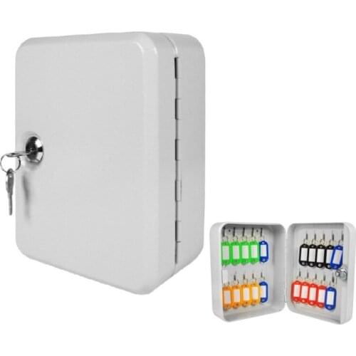 Key Safe Box Security Office Combination Lock Storage Cabinet Metal Car Password Resettable Code Wall Mounted Organizer Lockable