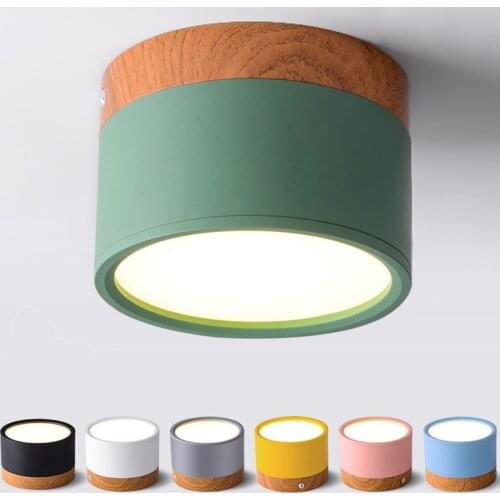 LED Ceiling Lights Modern Nordic Iron Surface mounted Lamp for Living Room Bedroom Kids Aisle Corridor Spot Lamp Home Fixture