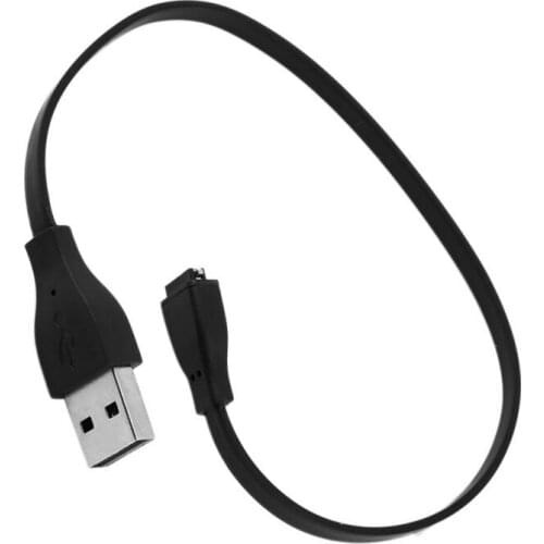 27cm USB Power Charger Charging Charge Cable Cord for Fitbit Force Charge Wireless Wristband Bracelet Black
