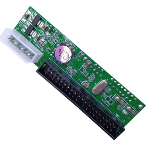 40 Pin PATA IDE To SATA Hard Drive Converter Adapter For 3.5/2.5 HDD SSD DVD Plug&Play SATA Cables